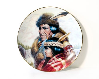 Gregory Perillo Nez Perce Nation Plate by BigMuddyVintageShop p