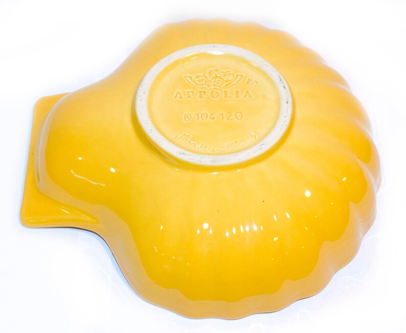 Appolia Yellow Shell Serving Dish Yellow Kitchen by Etsy