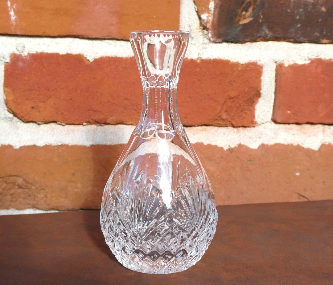 Vintage Wedgwood Majesty Cut Crystal Bud Vase by A