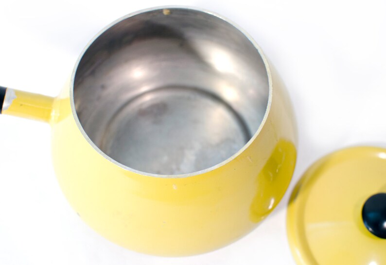 Vintage Yellow Enamel Pan Cookware by a Etsy