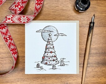 Illustrated Christmas card
