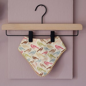 Vintage Bird Bandana Bib