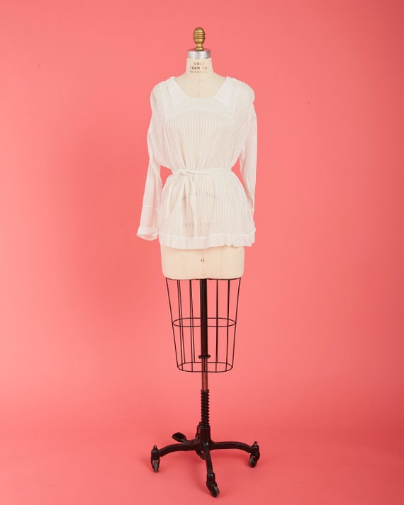 Sheer Stripe Blouse