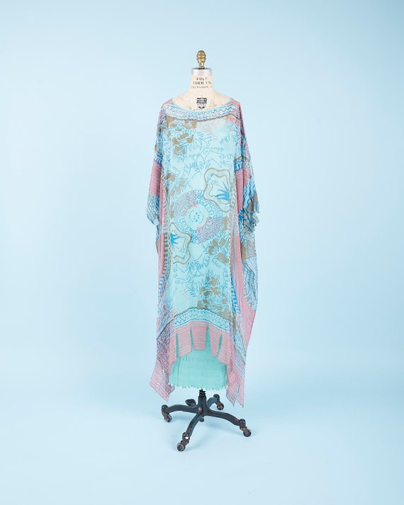 Zandra Rhodes Hand Painted Kaftan