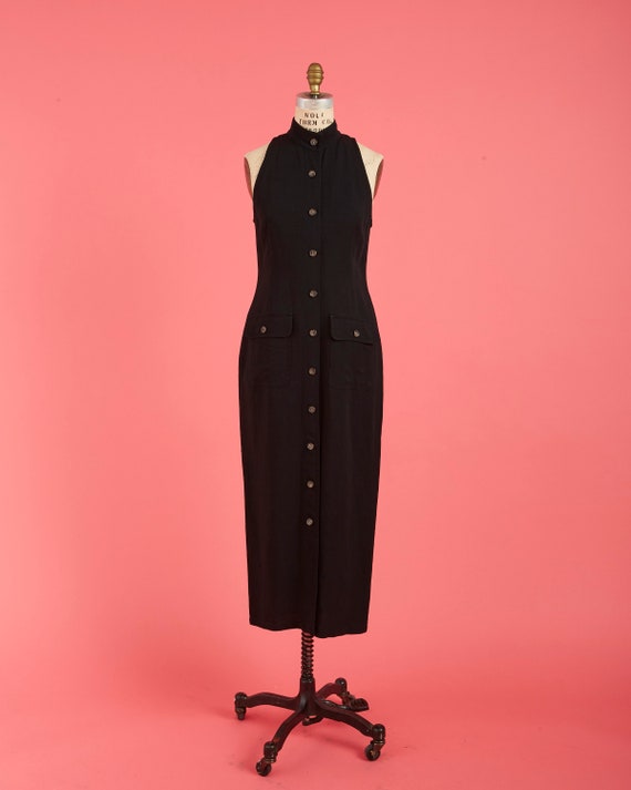 Black Linen Dress