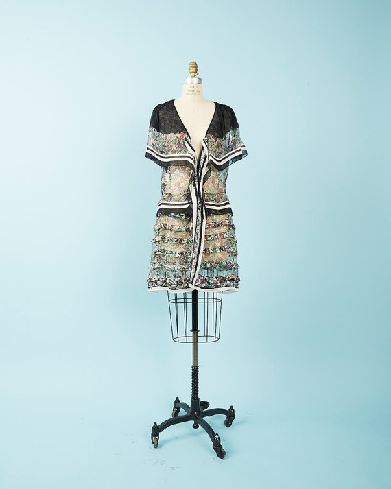 Balenciaga Sheer Silk Star Wars Dress