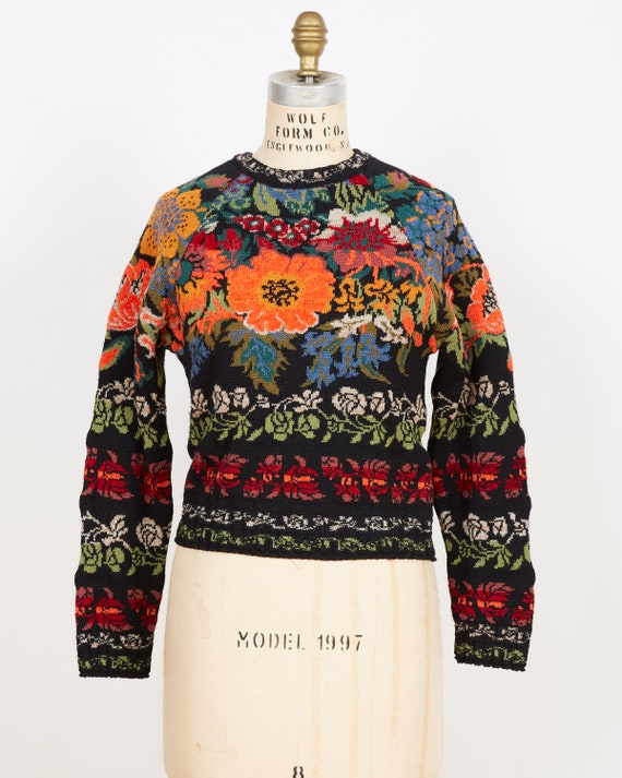 Kenzo Paris Floral Sweater