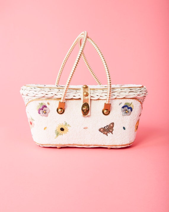 Floral Explosion Basket Purse