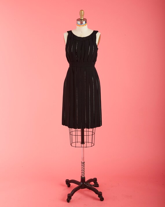 Estevez LBD Pleated Rhinestone