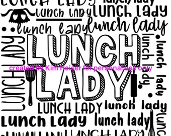 Lunch Lady Etsy