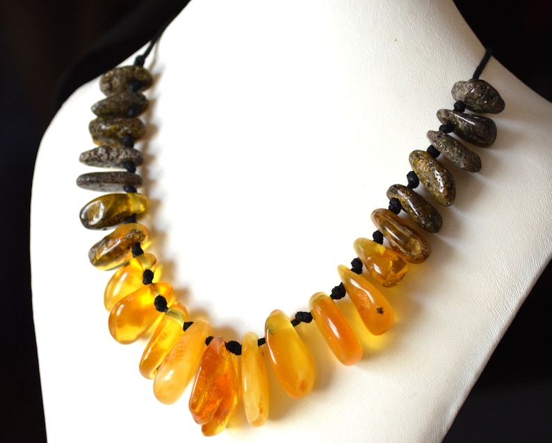 Amber Jewelry .Gold Amber Necklace.Amber Necklace Natural Amber Necklace Amber Necklace Baltic Amber Necklace