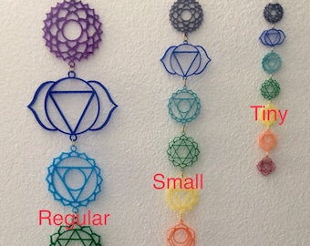 Chakra symbols wall hanging