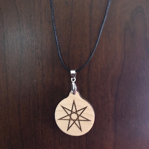 Setogram or faery star necklace pendant