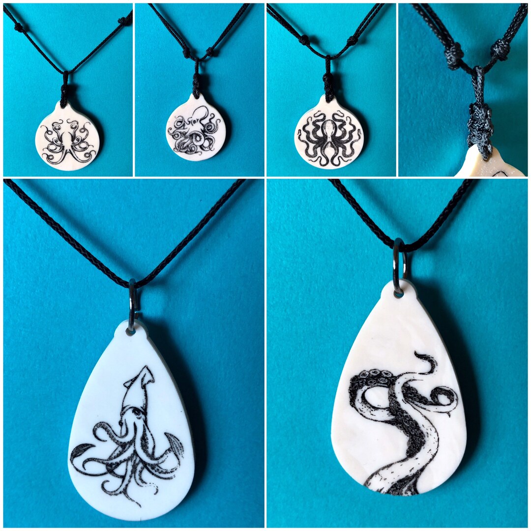 Sea Creatures Pendants Etsy