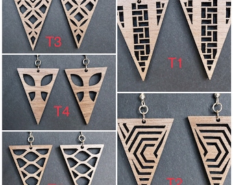 Triangle Pattern Earrings
