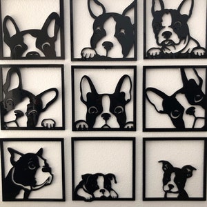Boston Terrier wall art