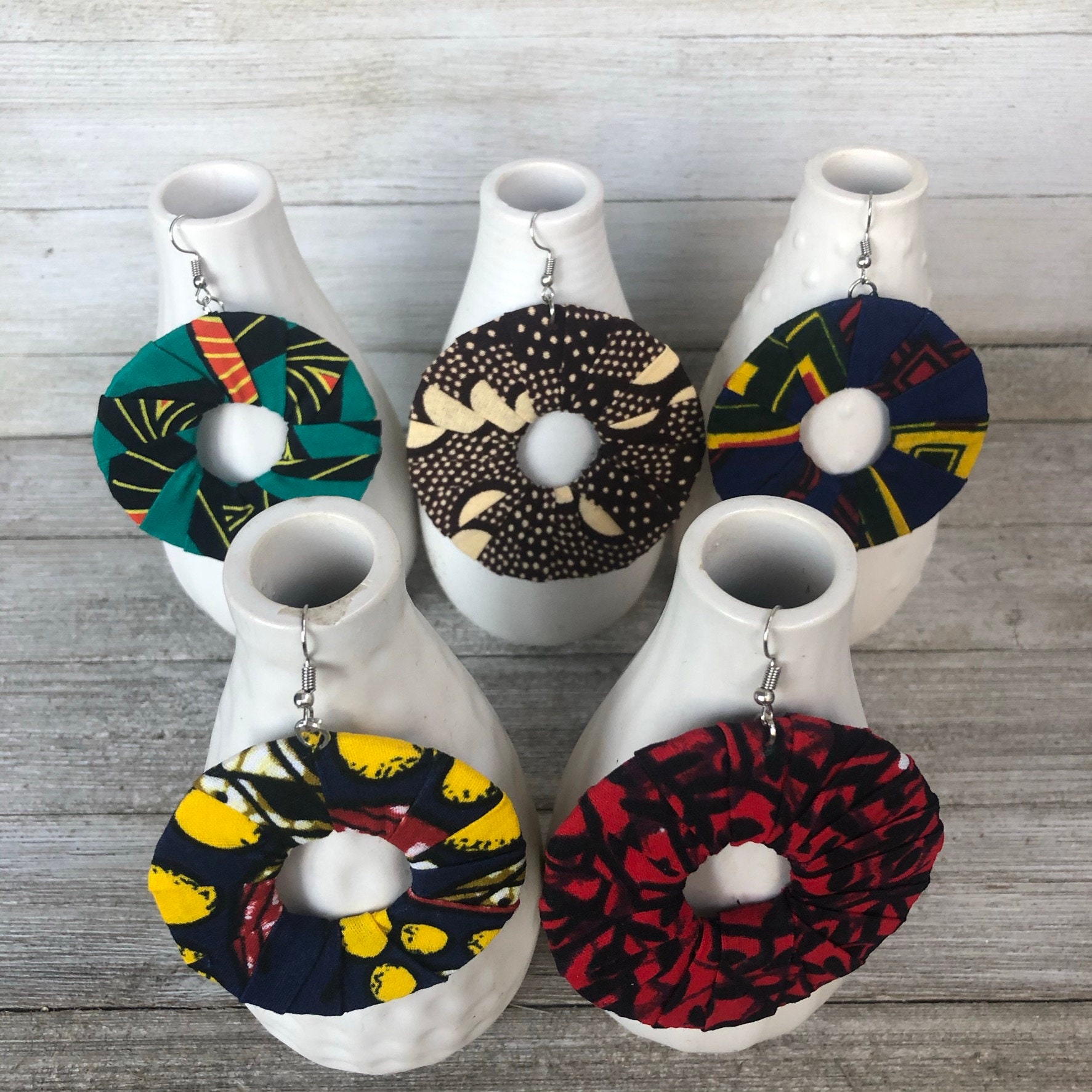 Dangle earrings (Ankara) main image 0