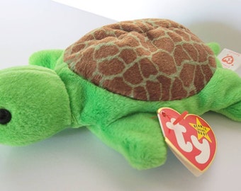 Stuffed Animals & Plushies Toys & Games Toys Speedy the Turtle Beanie Buddy  and Speedy the Turtle Beanie Baby ~ Both In Pristine Plush Condition ~ You  Get Both ~ FREE Shipping!!
