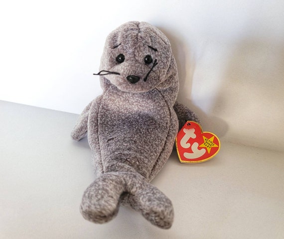 TY Beanie Babies "SLIPPERY" the SEAL A MUST HAVE RETIRED PERFECT GIFT MINT! 
