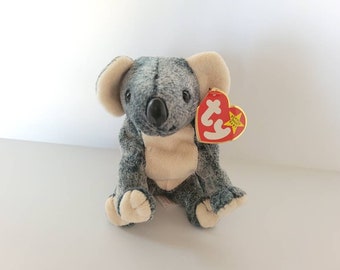 Eucalyptus Rare Koala Beanie Baby With Tag Error - Mint Condition Beanie Baby - Koala Ty Beanie Baby Plush
