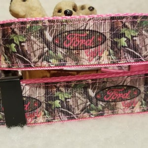 Camouflage Mädchen handgemachte Hundehalsband 1 Zoll breit Large & Medium