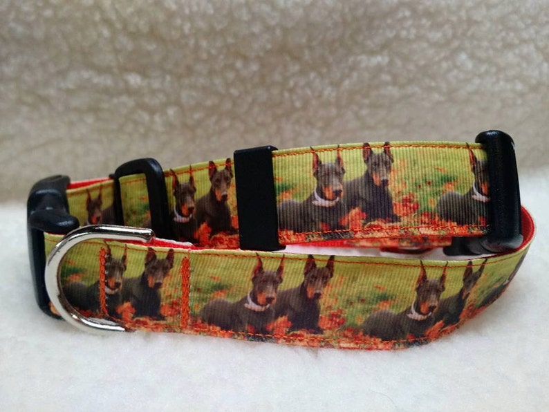 Doberman Pinscher Handmade Dog Collar 1 Inch Wide Large & Etsy