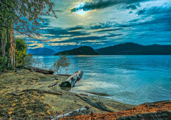 Copper Island Sunrise Shuswap