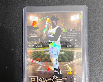 Roberto Clemente Cracked Ice Custom Art Card