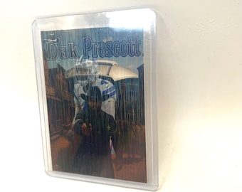 Dak Prescott Rain Refractor Custom Art Card