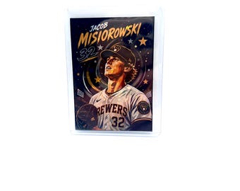 Jacob Misiorowski Star Refractor Custom Art Card Square Corners unless you request Round