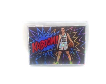 Caitlin Clark Kaboom Shimmer Refractor Custom Art Card