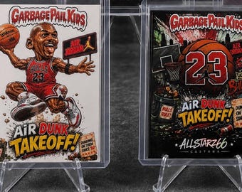 GPK Michael Jordan Air Dunk Custom Art Card