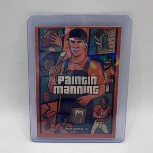 Payton Manning limited to 10 Custom Art Card