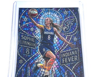 Sophie Cunningham Stained Glass Laser Refractor Custom Art Card
