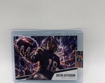 Justin Jefferson Custon Art Card