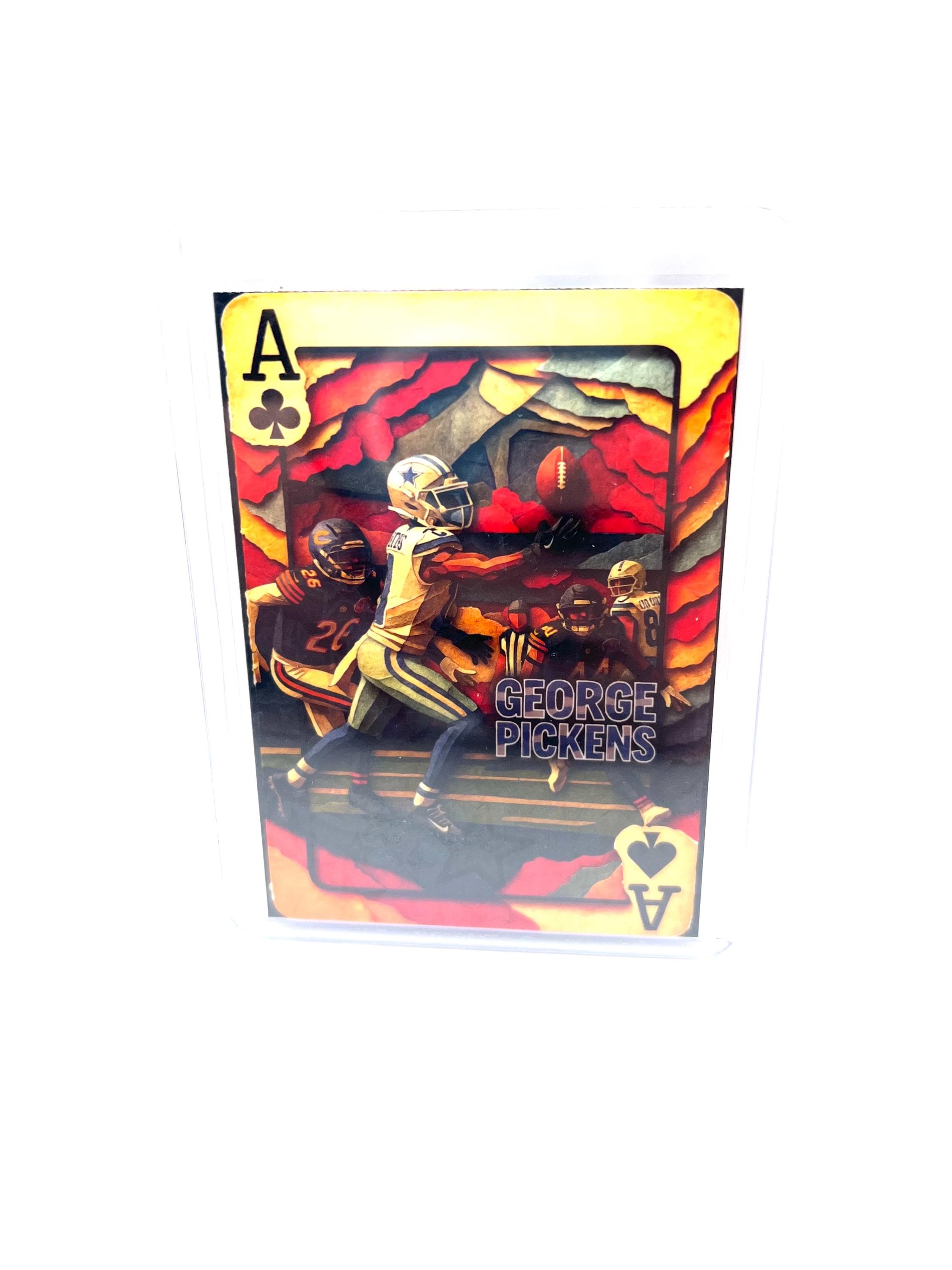 George Pickens Ace Card Custom Art - Etsy