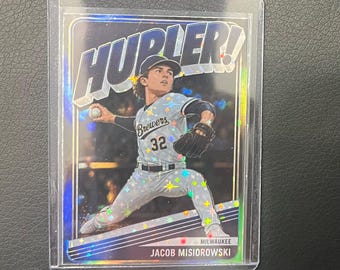 Jacob Misiorowski Hurler Star Refractor Custom Art Card