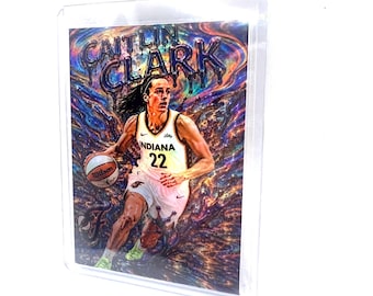 Caitlin Clark Oil Spill Custom Art Regractor Card