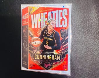 Sophie Cunningham Wheaties Star Refractor square corners.