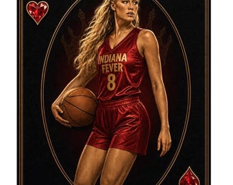 Sophie Cunningham Queen of Hearts Heart Refractor Custom Art Card