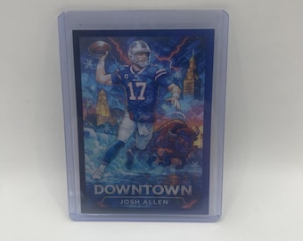 Josh Allen Downtown Custom ART Card