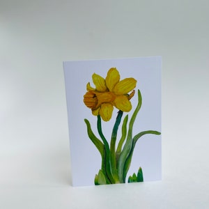 Narzissen Aquarell Grußkarte - Art Print - Frühling - All Occassion - Happy - Cheerful