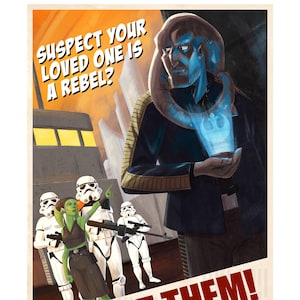 Report Them! — Star Wars fan art poster print
