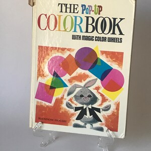 The Pop-Up Color Book with Magic Color Wheels By Albert G. Miller, Vintage Random House Children&#39;s Picture Book