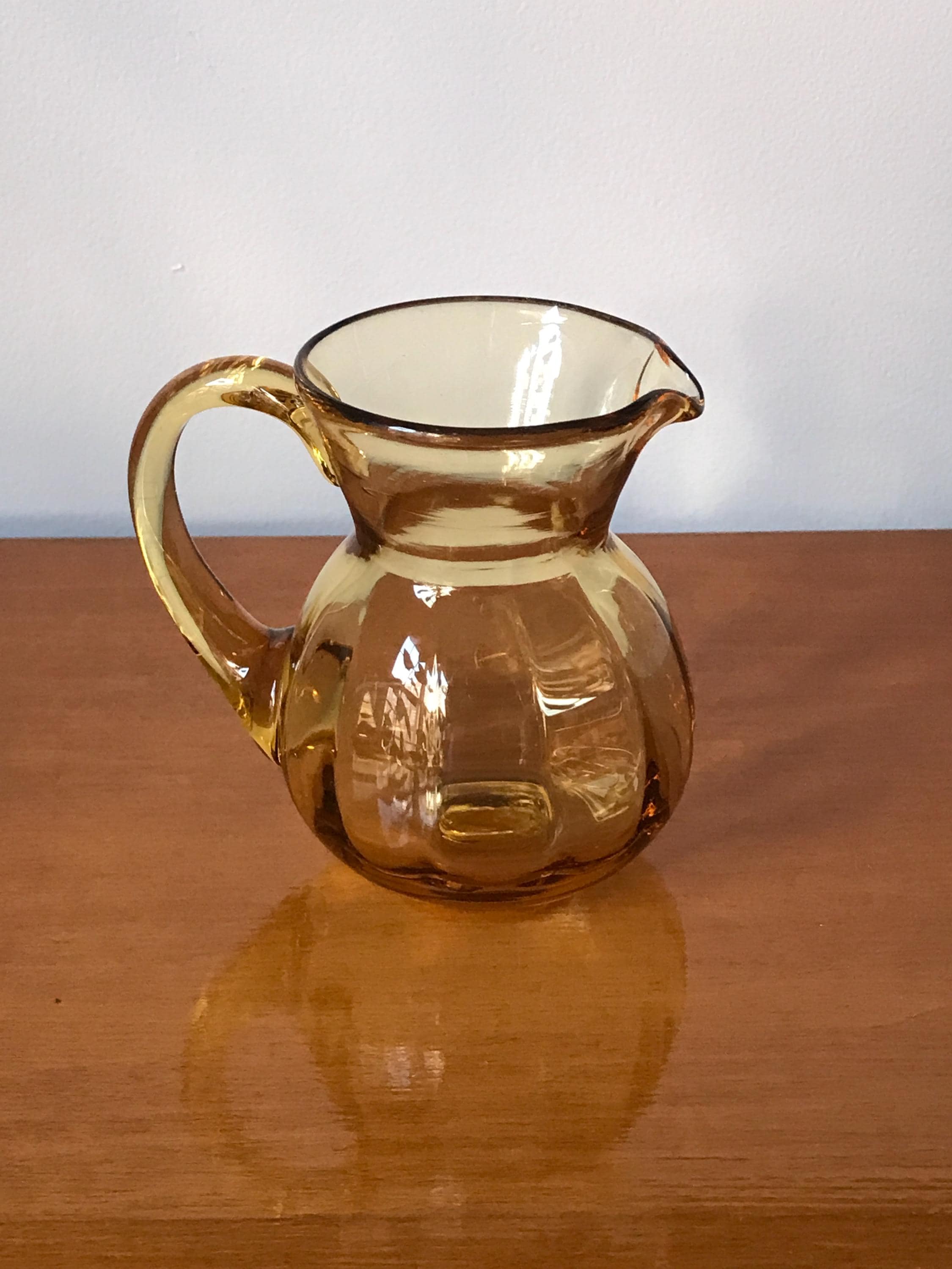 Blenko Amber Vase - Etsy