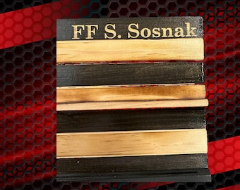 Personalized Engraving Add-On: Name, Rank, Badge Number