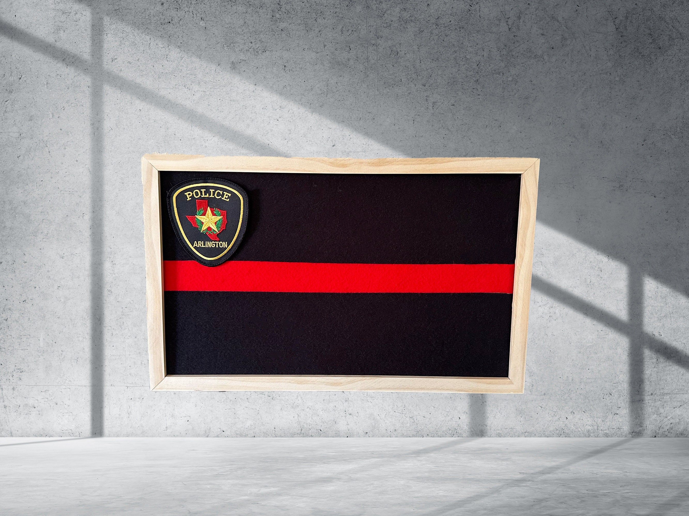 Thin Blue Line Patch Display: Police & Law Enforcement Gift - Etsy