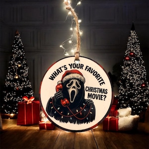 Ghostface Christmas Ornament - Etsy