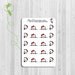 Pearl the Penguin - Peeking - fun functional planner stickers - Happy Planners, Erin Condren, Recollections by Green Darner Designs