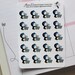 Pearl the Penguin - Grocery shopping functional planner stickers - Happy Planner, Erin Condren, Recollections and more-Green Darner Designs